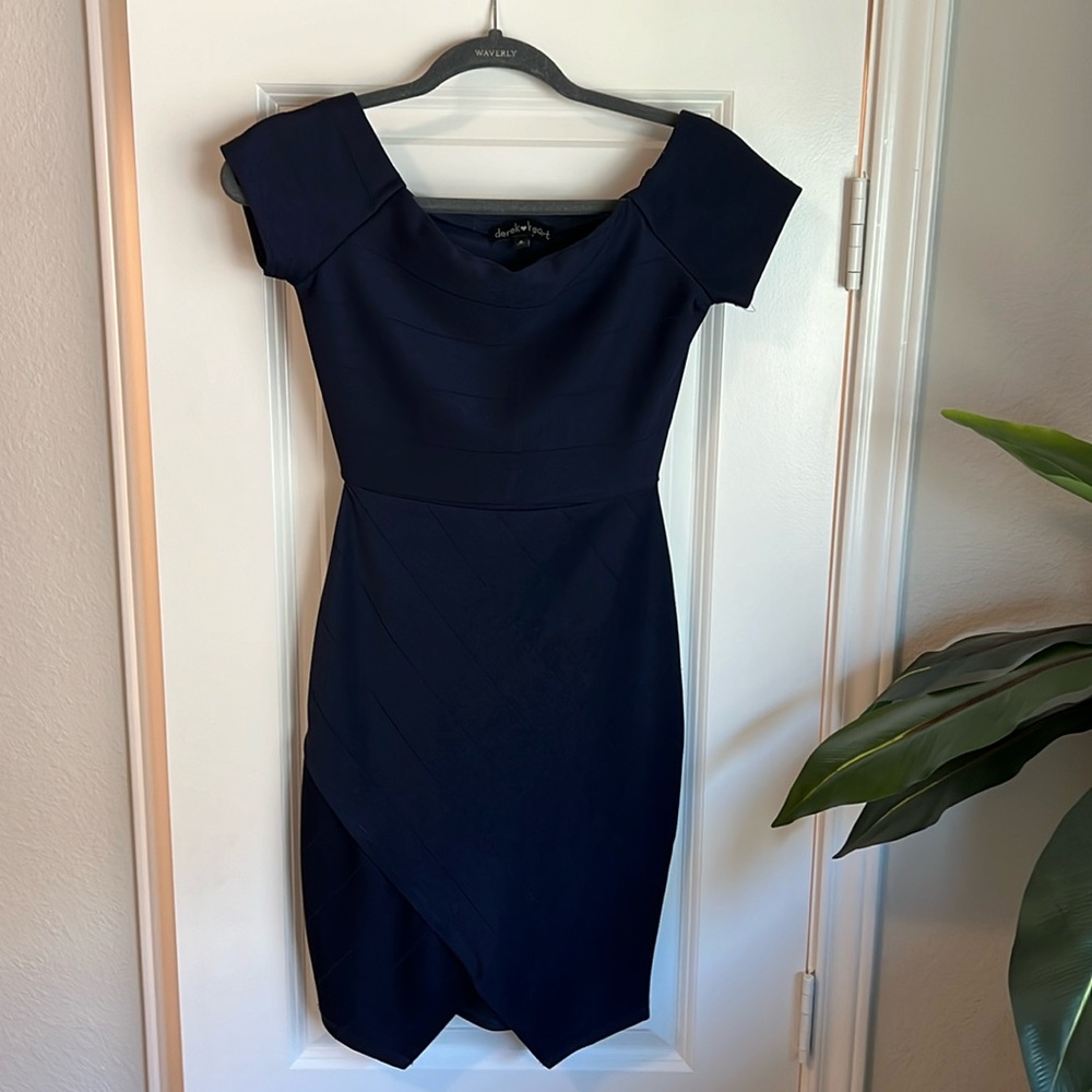 Navy Blue bandage dress